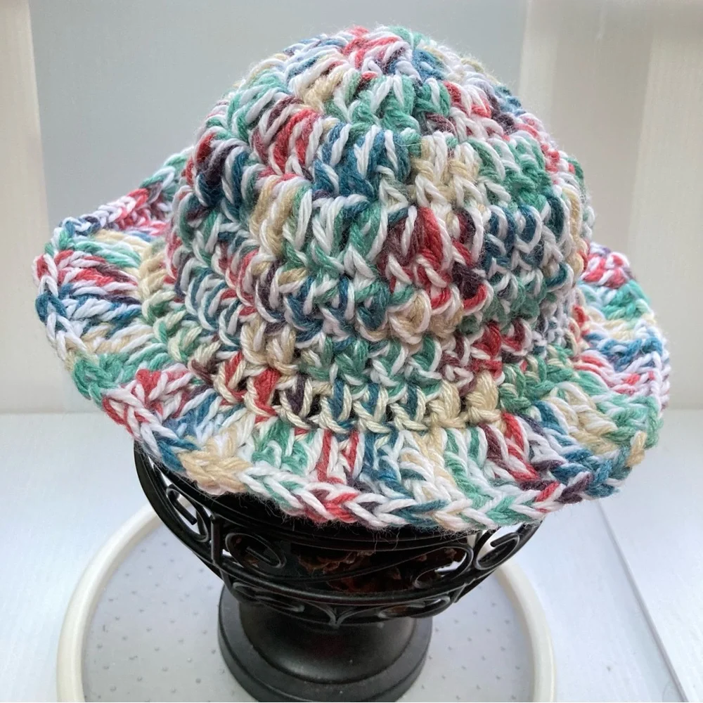 Warm Hat Handmade Crocheted Toddler Girl